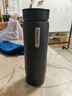 飞利浦 (PHILIPS)烧水杯便携式烧水壶电热水杯恒温杯加热水杯旅行烧水壶电热水壶保温杯加热杯三代 0.42L 全新升级【恒温】烧水杯 深蓝色 实拍图
