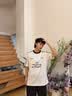 李宁满分冰棒T凉感棉质高考短袖T恤男女同款26新款印花美式复古上衣 【新款沁凉抗菌】乳白色263-2 M (男170/女165) 实拍图