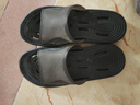 京东京造【浴室拖】拖鞋男士软弹速干漏水拖鞋eva浴室凉拖熠光黑40-41 实拍图
