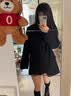 尤池哩黑色西装外套女小个子2026春秋新款修身正装西服大学生面试答辩 黑色 L 【建议90-110斤】卡码拍大 实拍图