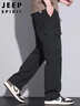 JEEP SPIRIT吉普工装裤男士裤子男春夏季休闲裤男多口袋男裤 黑色 XL 实拍图