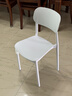 全品屋餐椅凳子塑料椅子办公椅靠背休闲椅书桌椅学习椅化妆椅电脑椅 实拍图