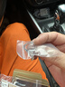 金六福吉祥一克拉小方糖莫桑石戒指项链套装S925银女款七夕送女朋友礼物 实拍图