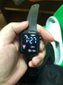 其他品牌高颜值LED手表时尚方形学生科技感超强夜光数字个性运动 雅典黑 实拍图