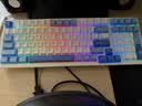 联想（Lenovo）GK10 98W无线蓝牙三模机械键盘 RGB背光 全键热插拔 笔记本电脑游戏办公通用 极光系列 天空蓝红轴 实拍图