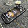 奶小鸭（NEYAA）适用苹果17e手机壳 iphone17e/16e保护套全包硅胶防摔超薄创意卡通简约网红软壳男女款 石墨黑 实拍图