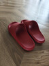 朴西香蕉船凉拖鞋女士浴室不易滑居家室内四季情侣拖鞋男 红色 39-40 实拍图