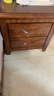 【免安装】实木床头柜出租房用储物柜新中式经济型家用床边小柜子 胡桃色【加厚实木】50厘米 实拍图