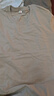 【京东直采】重磅纯棉 圆领短袖男款t恤衣服女士t恤服装真5折专场 白色（短袖） 2XL （140-155斤） 实拍图