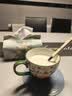 网易严选田园手绘早餐杯水杯 微波炉陶瓷马克杯 福小狸-400ml 礼物家居馆 实拍图