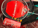 川崎（KAWASAKI）羽毛球拍双拍超轻碳素中杆攻守平衡令箭对拍 灰绿+暗紫（已穿线） 实拍图