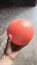 英辉INVUI 实心球2公斤中考专用防滑球全国中小学生训练比赛考试充气投掷实心球 橙色 2kg（网+针+打气筒） 实拍图
