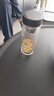 京东京造 茶杯 双层玻璃水杯男士泡茶水分离隔热杯子500ml 实拍图