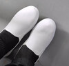 春夏季一脚蹬帆布小白鞋女防滑学生厚底懒人鞋老北京布鞋女护士鞋 白色 单层 【181】 39 实拍图