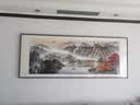 梦文轩客厅装饰画聚宝盆国画青绿山水老板办公室字画聚财图山水画靠山图 福地生金 装裱218*118cm 晒单实拍图