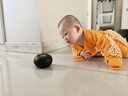 G.duck小黄鸭婴儿爬行服宝宝拖地爬爬服儿童连体衣服春秋冬装懒人擦地薄 桔色包手露脚   90cm 18斤-22斤 实拍图