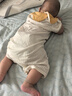 优奇婴儿衣服夏季薄款纯棉短袖连体衣新生儿衣服男女宝宝睡衣哈衣爬服 夏季【萌小熊】浅杏 73cm 实拍图