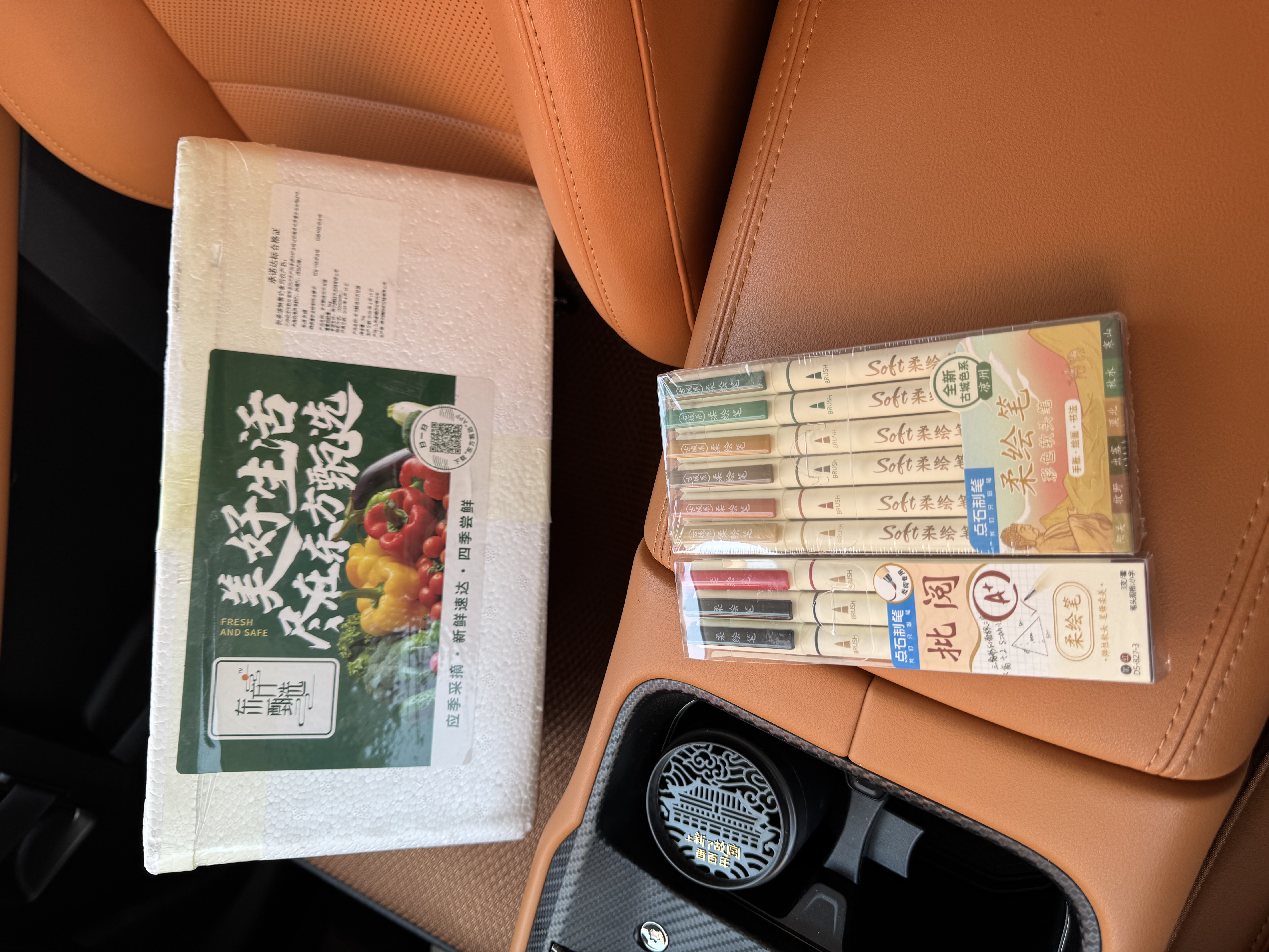点石 柔绘笔重点标记笔软头马克笔彩绘brush手账笔书法小楷秀丽笔绘画开学季827S古城色-凉州-6色套装 实拍图