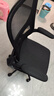 星奇堡电脑椅家用学习升降椅子书桌椅办公人体工学电竞椅写字舒适久坐 【海绵款】黑框黑网+头枕 实拍图