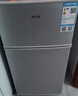 奥克斯（AUX）家用双门迷你小型冰箱 冷藏冷冻保鲜小冰箱 宿舍租房节能电冰箱 【国家补贴】BCD-52K136 旗舰款 银色 实拍图