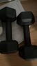 艾美仕（AiMeiShi）哑铃男士健身家用器材女练臂肌一对六角包胶亚玲环保套装组合学生 5KG 一副（左右手各2.5公斤） 实拍图