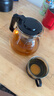 【京东物流】茶壶套装大容量玻璃茶杯带滤网耐高温茶具 1000ml壶+4只莲花杯 实拍图