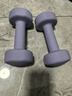 Keep哑铃女士健身家用彩色浸塑环保手铃亚铃全身塑形紫灰色3kg*2 实拍图