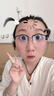 Taro木村拓哉 巅峰之作日本超轻纯钛复古男潮商务近视眉线方眼镜框架 黑金色 单买镜框(有模板片) 实拍图