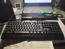 联想生态品牌异能者 有线键盘 商务办公键盘 台式机/小新笔记本适用 防泼溅 手托键盘有线  黑色K102 实拍图