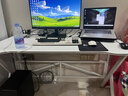 奥伦福特  电脑桌台式家用电竞游戏桌办公书桌简约书房写字桌子 简约白碳纤纹单桌-120*60 升级款电竞桌 实拍图