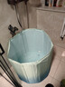 京东京造 成人折叠洗澡桶浴桶 浴盆浴缸成人儿童家用洗澡汗蒸游泳桶 实拍图