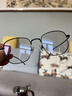 VGO防蓝光眼镜防辐射眼镜男女蓝光阻隔率＞90%超轻β钛平光黑色变灰 实拍图