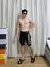 阿瑞娜（arena）泳镜高清防雾游泳镜男女士通用舒适专业大框平光防水游泳眼镜 【进口】非镀膜340黑色 实拍图