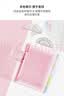 国誉（KOKUYO）【全网低价】淡彩曲奇·柔光·B5活页本大容量笔记本子记事本附5色分隔页 40张 粉色 WSG-RUYP61P 实拍图