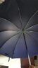 天堂伞 加大雨伞三折 晴雨两用商务伞经典格纹10骨大雨伞男女 藏青 实拍图