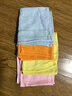 洁丽雅竹纤维小毛巾4条装柔软素色儿童成人家用洗脸宝宝面巾27*48cm运动 实拍图