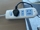 公牛（BULL）安全插座插排转换器 新国标超功率自动断电保护接线板拖线板 基础蓝白款 【二位插排|总控1.8米】GN-612 实拍图