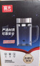 富光双层玻璃杯支持团购定制泡茶杯办公杯带把 大容量男女水杯子580ML 实拍图