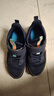 特步（XTEP）儿童童鞋男女童中大童大网眼魔术贴跑鞋 深邃蓝/海湾蓝 36 实拍图