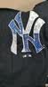NEW ERA纽亦华MLB腰果花运动短袖T恤男女情侣NY LA印花NE 14179141-黑色-NY 腰果花 S 实拍图