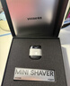 有色（yoose）剃须刀合金电动刮胡刀迷你便携亲肤旋转式 男士实用生日礼物送男友老公胡须刀礼盒 MINI 2.0暗夜黑 实拍图
