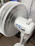 美的（Midea）电风扇 家用七叶立式落地扇宿舍卧室轻音节能摇头桌面小风扇大风力空气循环风扇 SAF30AC 实拍图