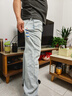 Levi's李维斯冰酷系列26年春夏新款牛仔裤男直筒凉感防晒夏薄款505裤子 浅蓝色 36 (32) 实拍图