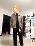 卡图弛美式扎染pu皮衣夹克男款春季痞帅高级立领外套高街cleanfit机车服 浅灰色 XL 【建议130-145斤】 实拍图