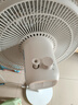 美的（Midea）【品质推荐】七叶轻音柔风电风扇/家用省电落地扇/台式电扇/广角摇头节能宿舍小型风扇 SAE35CA 实拍图