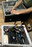 EMACHINES宏碁acer U200提手机箱商务办公简约便携台式机手提迷你桌面电脑小机箱matx主板USB3.0品牌加厚 U200白标准款（M-ATX主板/ATX电源位） 实拍图