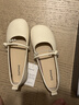 达芙妮仙女风温柔单鞋女平底软底玛丽珍鞋晚晚鞋女4623101127 米色 37  实拍图
