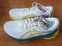 亚瑟士ASICS跑步鞋男鞋稳定运动鞋透气支撑舒适跑鞋 GEL-KAYANO 30 白色/黄色 41.5 实拍图