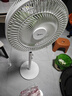 美的（Midea）【幸运草安睡1S】一级能效直流变频声控电风扇家用遥控卧室静音落地扇台式桌面抗菌大风力转页扇 实拍图