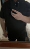361°运动翻领t恤男2026年春夏季新款休闲透气短袖情侣POLO衫 【男款】超级黑 4XL 实拍图